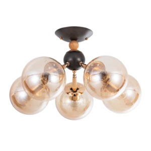 Потолочная Люстры Arte Lamp BOSTON A4485PL-5BK
