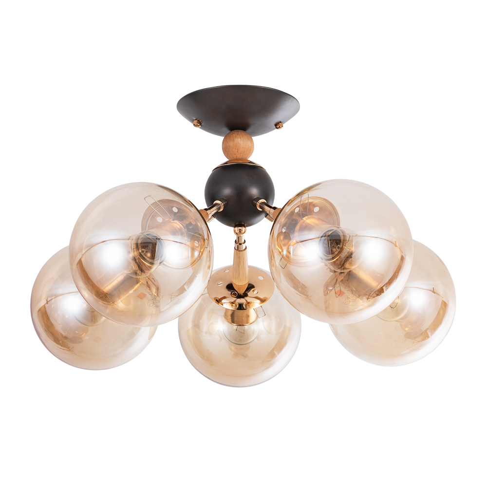Потолочная Люстры Arte Lamp BOSTON A4485PL-5BK