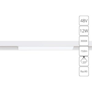 Магнитный трековый светильник Arte Lamp LINEA A4642PL-1WH