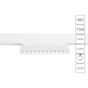 Магнитный трековый светильник Arte Lamp LINEA A4648PL-1WH
