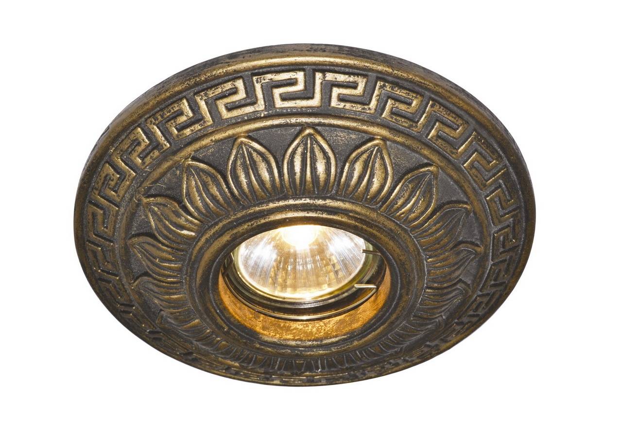 Точечный встраиваемый светильник Arte Lamp ANTIC A5072PL-1BG