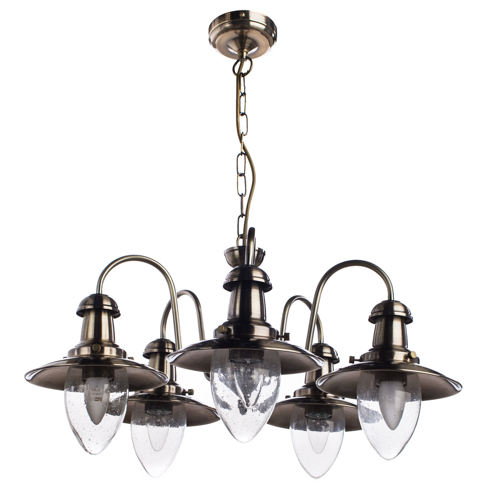 Подвесная Люстры Arte Lamp FISHERMAN A5518LM-5AB