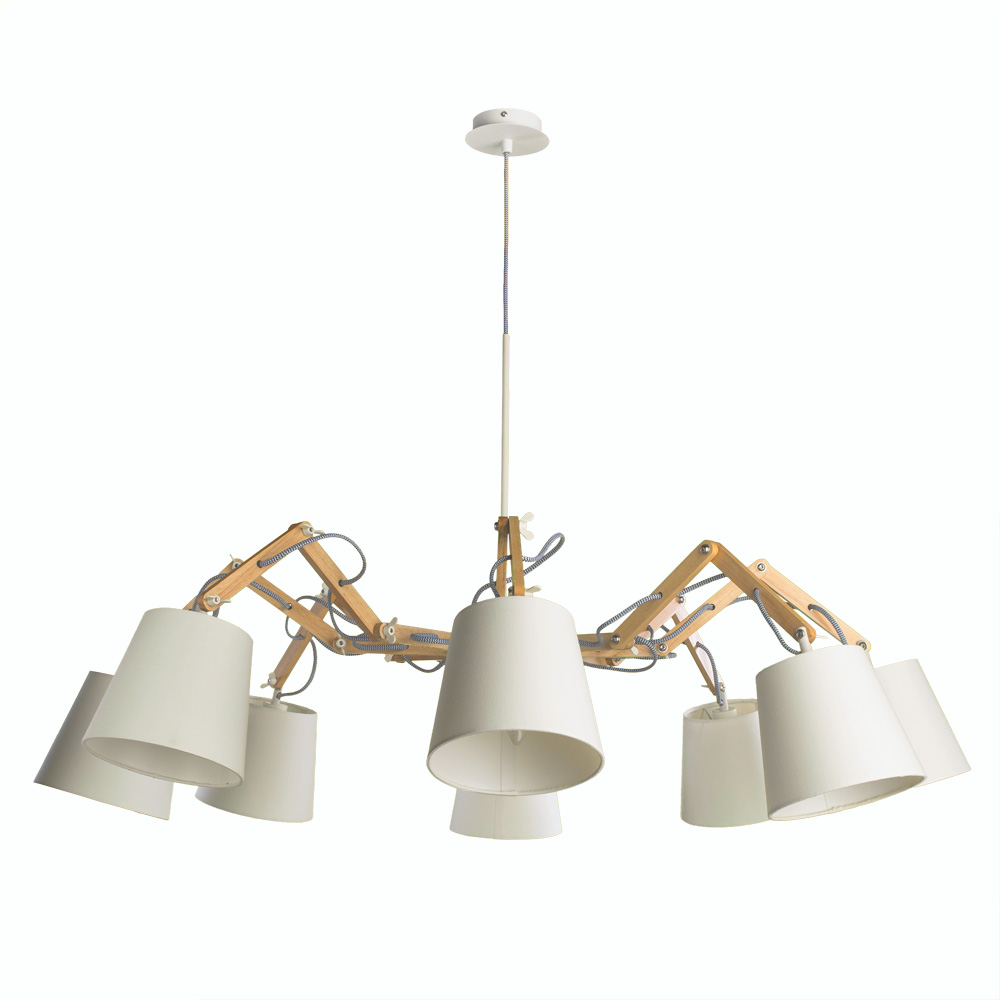 Подвесная Люстры Arte Lamp PINOCCHIO A5700LM-8WH