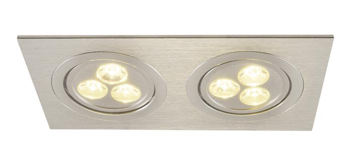 Точечный встраиваемый светильник Arte Lamp DOWNLIGHTS LED A5902PL-2SS