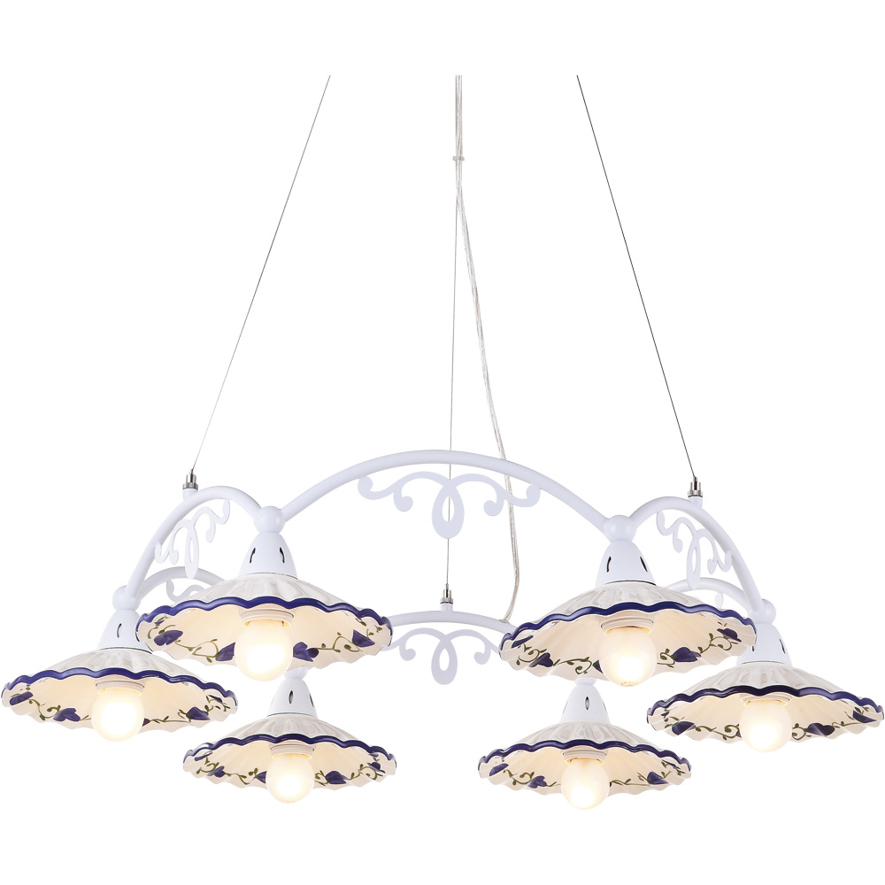 Подвесная Люстры Arte Lamp ANNA A6473LM-6WH