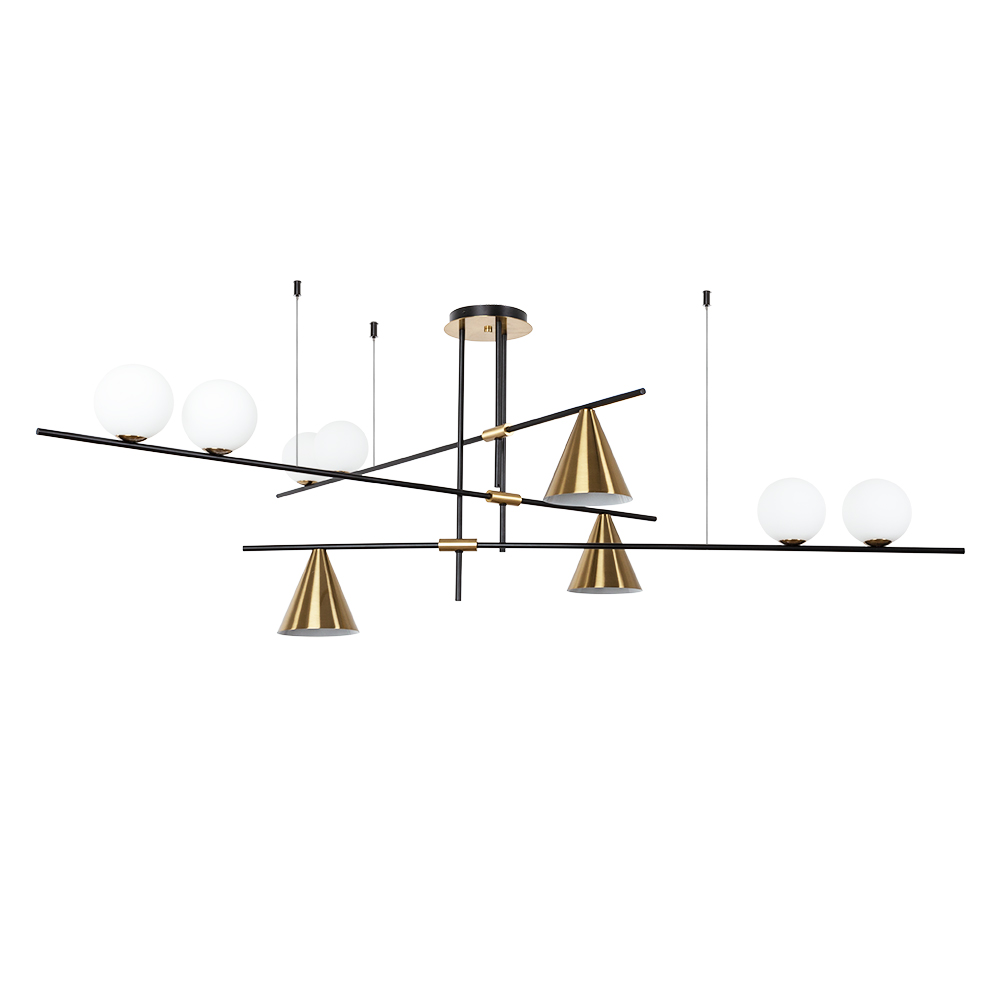 Люстры на штанге Arte Lamp JACOB A7029PL-9BK