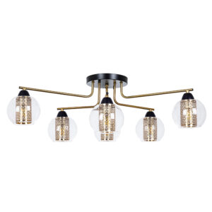 Потолочная Люстры Arte Lamp MANCHESTER A7045PL-6BK