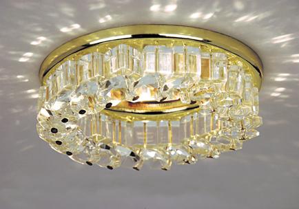 Точечный встраиваемый светильник Arte Lamp BRILLIANTS A7082PL-1GO