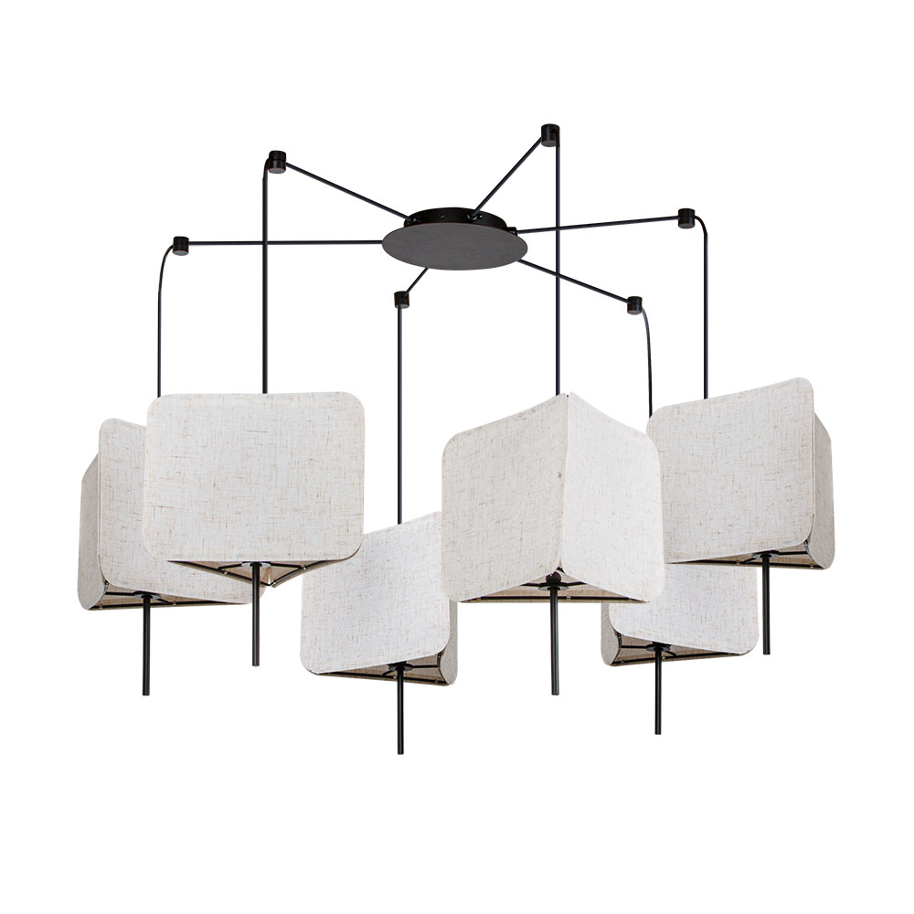 Подвесная Люстры Arte Lamp TRIXIE A7084SP-6BK