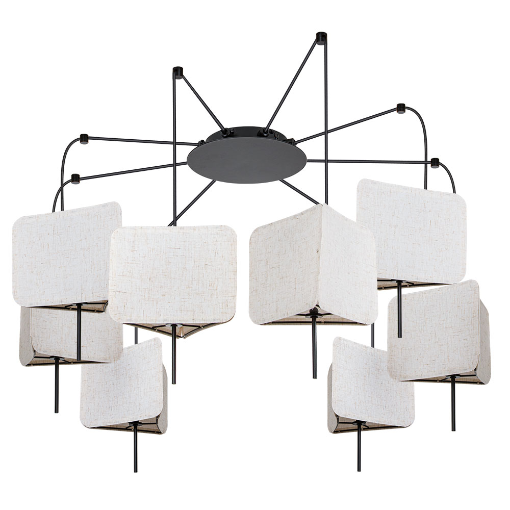 Подвесная Люстры Arte Lamp TRIXIE A7084SP-8BK