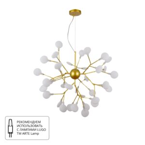 Подвесная Люстры Arte Lamp CANDY A7274SP-36GO