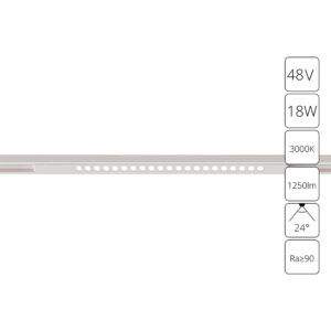Магнитный трековый светильник Arte Lamp OPTIMA A7287PL-1WH