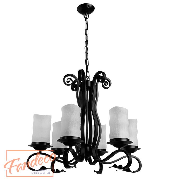Подвесная Люстры Arte Lamp SCROLL A7915LM-6BK