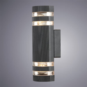 Уличный настенный светильник Arte Lamp METRO A8162AL-2BK