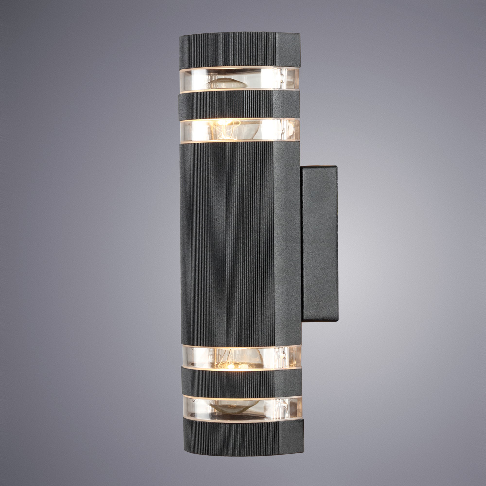 Уличный настенный светильник Arte Lamp METRO A8162AL-2BK