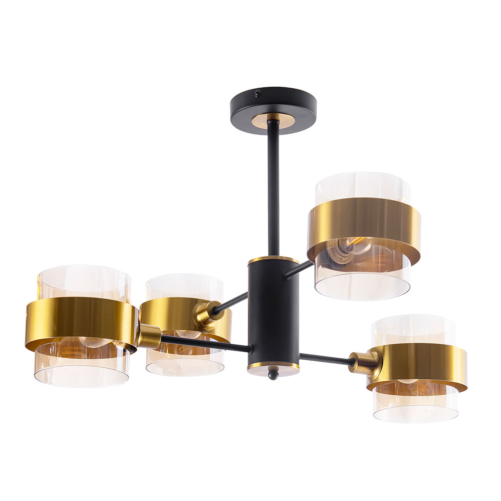 Люстры на штанге Arte Lamp CARLO A8205SP-4BK