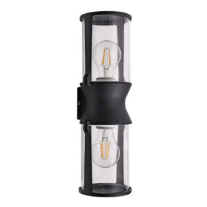 Уличный настенный светильник Arte Lamp MINCHIR A8306AL-2BK