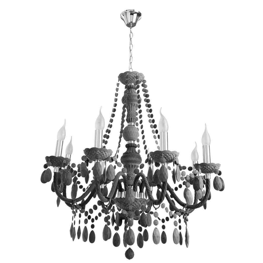 Подвесная Люстры Arte Lamp MORRIS A8888LM-8GY