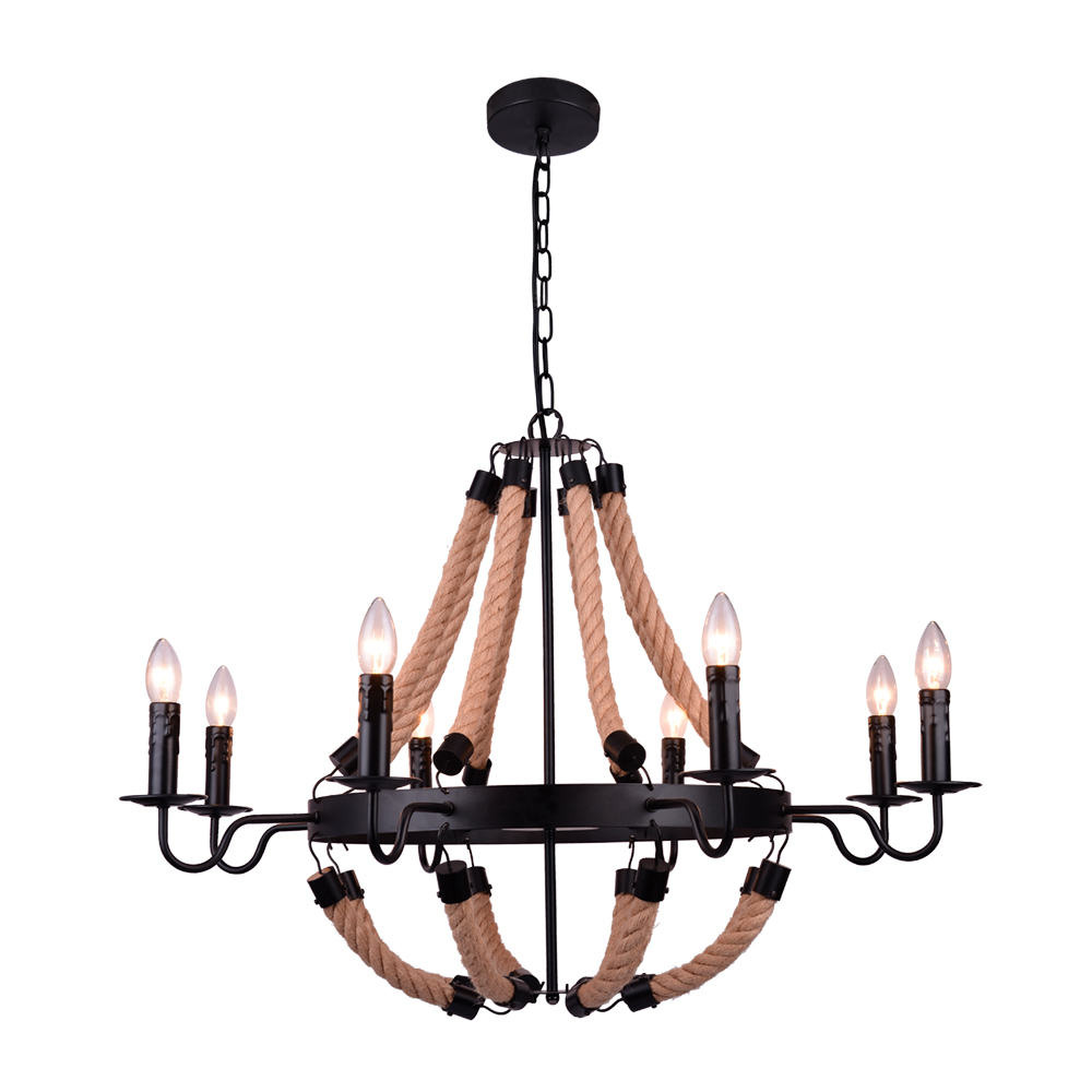 Подвесная Люстры Arte Lamp MARSIGLIA A8956LM-8BK