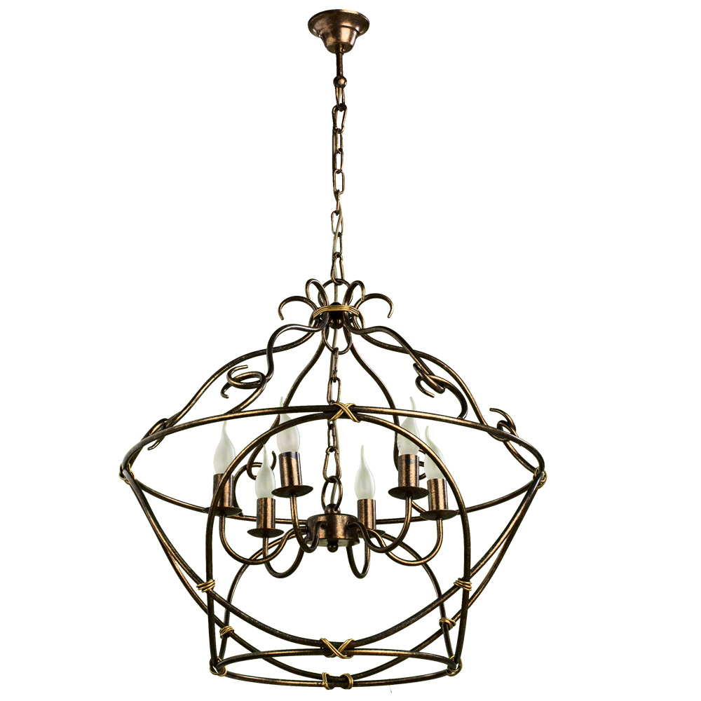 Подвесная Люстры Arte Lamp BELLATOR A8960SP-6GA