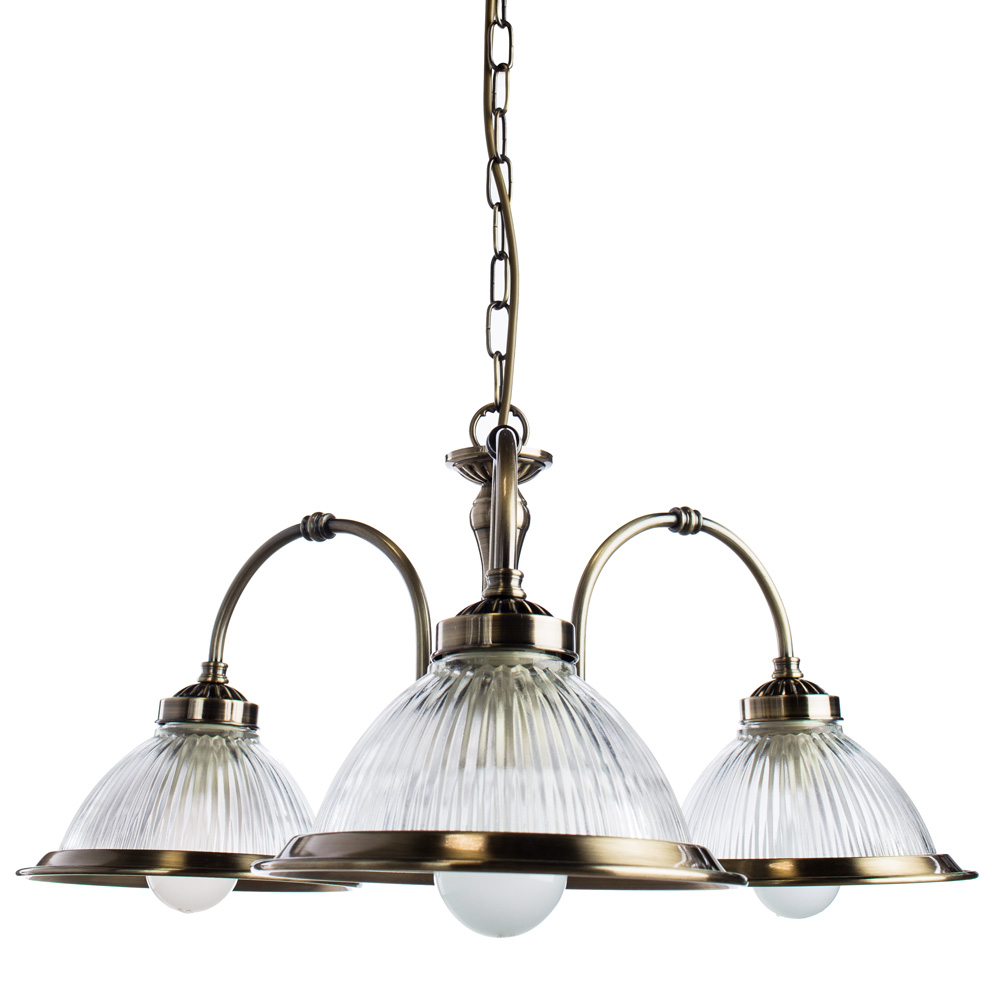 Подвесная Люстры Arte Lamp AMERICAN DINER A9366LM-3AB