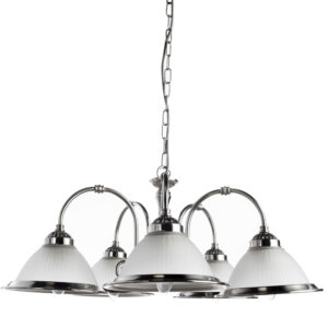 Подвесная Люстры Arte Lamp AMERICAN DINER A9366LM-5SS
