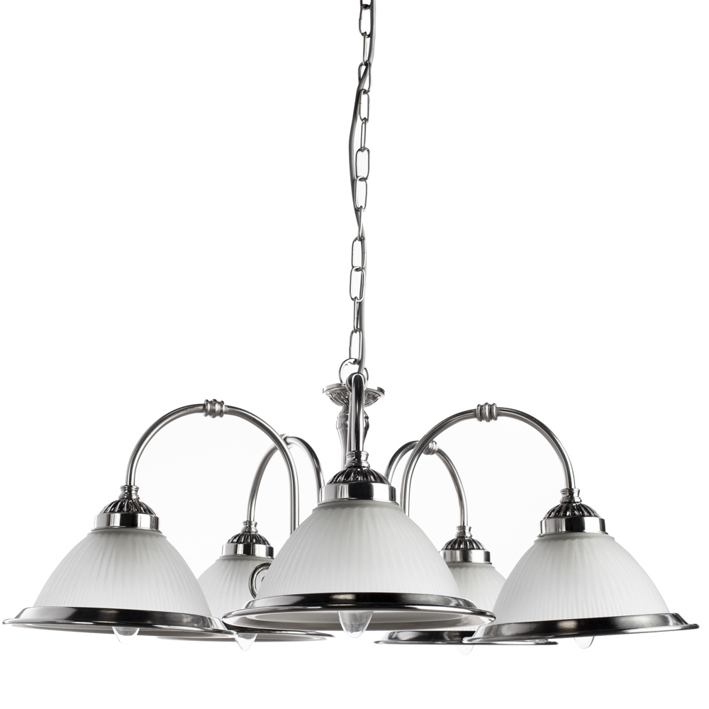 Подвесная Люстры Arte Lamp AMERICAN DINER A9366LM-5SS