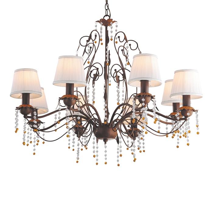 Подвесная Люстры Arte Lamp MEDICI A9468LM-8BR