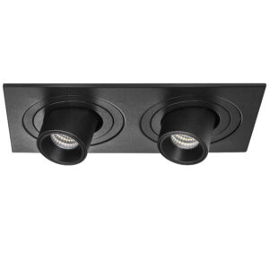 Светильник INTERO TUBO LED 7W*2 360LM*2 60G ЧЕРНЫЙ 3000K (217527+217172+217172)