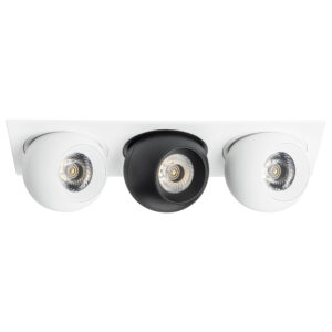 Светильник INTERO LED 9W*3 850LM*3 24G БЕЛЫЙ/ЧЕРНЫЙ 4000K (217536+217064+217074+217064)