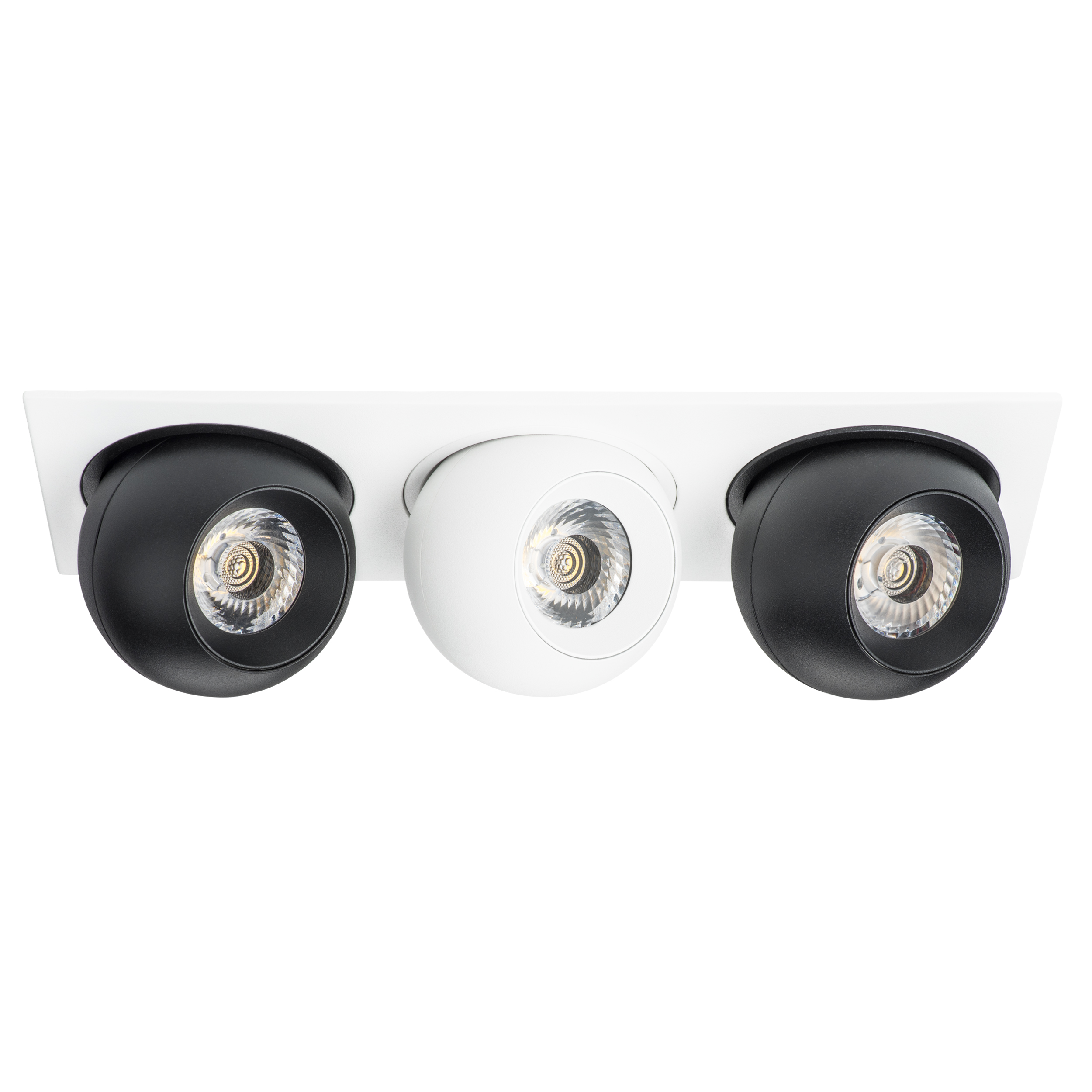 Светильник INTERO LED 9W*3 850LM*3 24G БЕЛЫЙ/ЧЕРНЫЙ 4000K (217536+217074+217064+217074)
