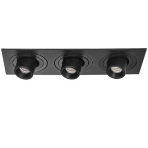 Светильник INTERO TUBO LED 7W*3 360LM*3 60G ЧЕРНЫЙ 3000K (217537+217172+217172+217172)
