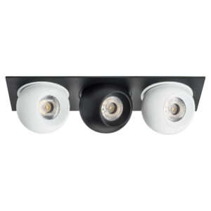 Светильник INTERO LED 9W*3 850LM*3 24G ЧЕРНЫЙ/БЕЛЫЙ 3000K (217537+217062+217072+217062)