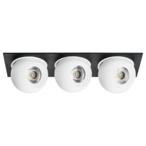 Светильник INTERO LED 9W*3 850LM*3 24G ЧЕРНЫЙ/БЕЛЫЙ 4000K (217537+217064+217064+217064)