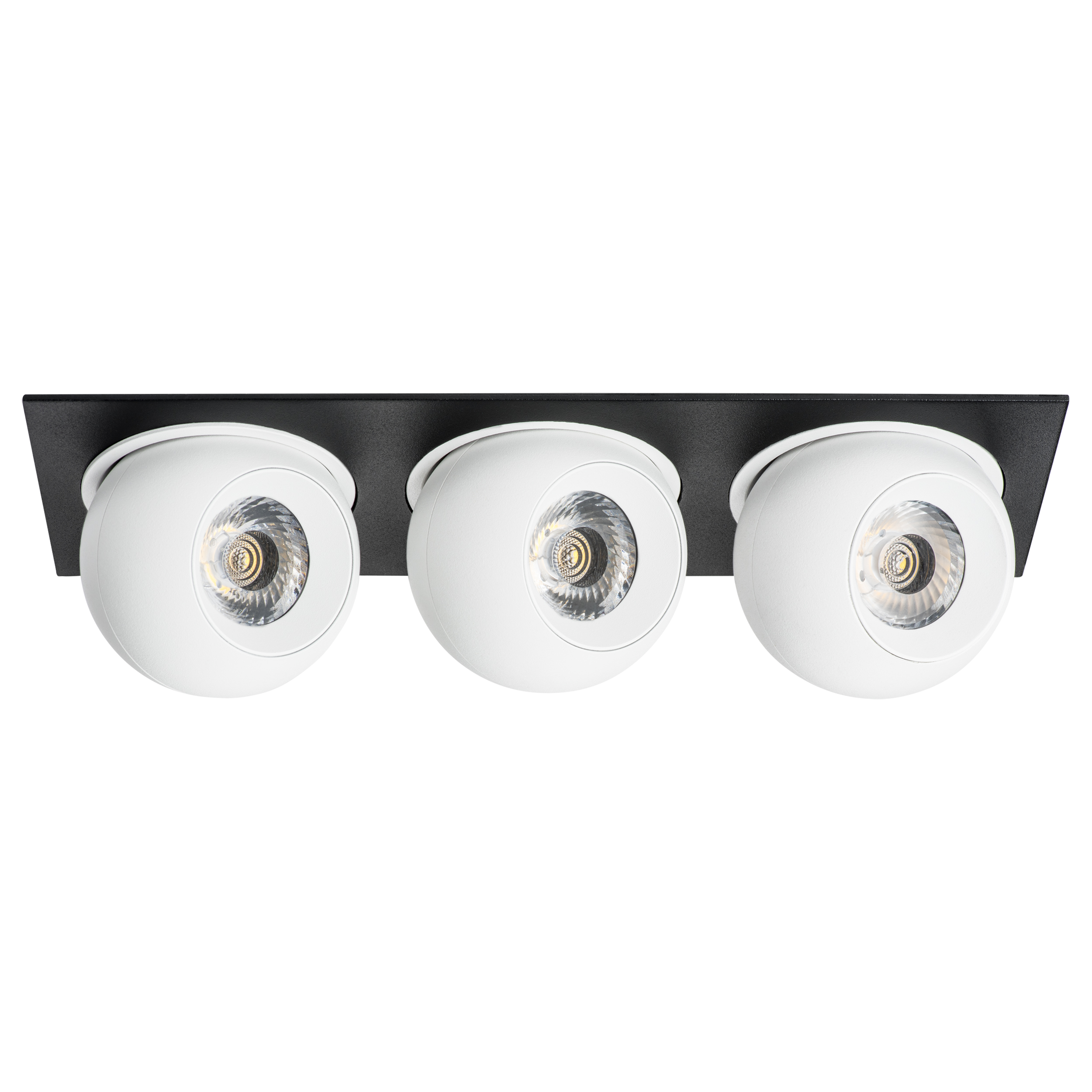 Светильник INTERO LED 9W*3 850LM*3 24G ЧЕРНЫЙ/БЕЛЫЙ 4000K (217537+217064+217064+217064)