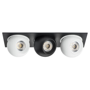 Светильник INTERO LED 9W*3 850LM*3 24G ЧЕРНЫЙ/БЕЛЫЙ 4000K (217537+217064+217074+217064)