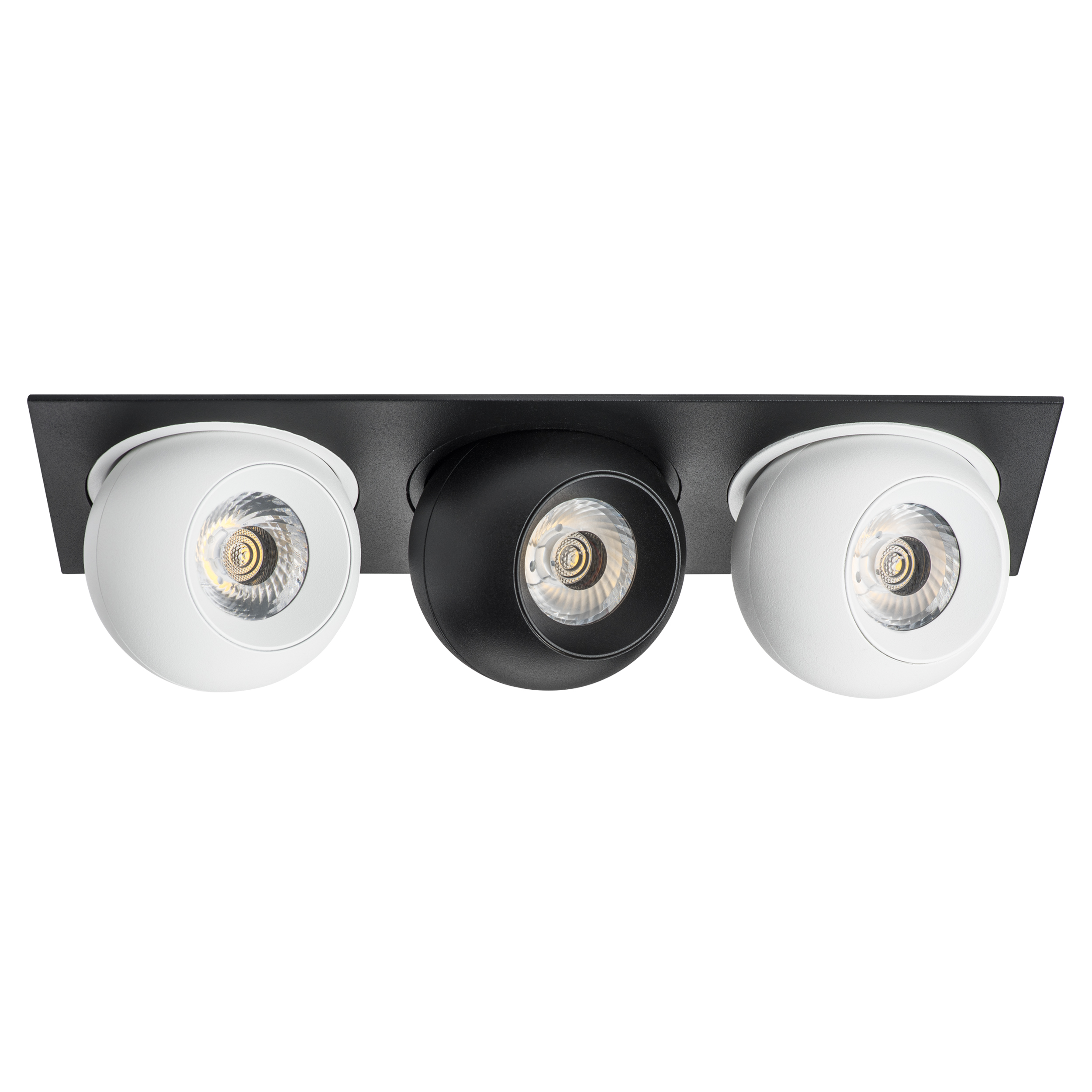 Светильник INTERO LED 9W*3 850LM*3 24G ЧЕРНЫЙ/БЕЛЫЙ 4000K (217537+217064+217074+217064)