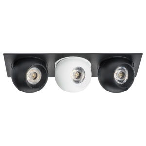 Светильник INTERO LED 9W*3 850LM*3 24G ЧЕРНЫЙ/БЕЛЫЙ 3000K (217537+217072+217062+217072)
