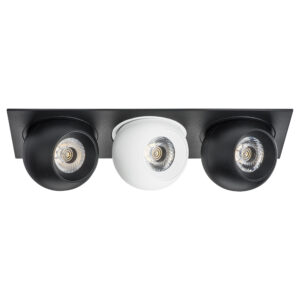 Светильник INTERO LED 9W*3 850LM*3 24G ЧЕРНЫЙ/БЕЛЫЙ 4000K (217537+217074+217064+217074)