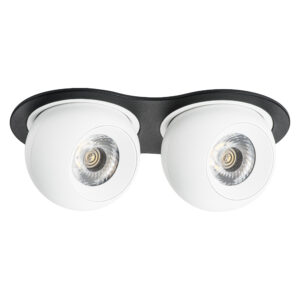 Светильник INTERO LED 9W*2 850LM*2 24G ЧЕРНЫЙ/БЕЛЫЙ 4000K (217627+217064+217064)