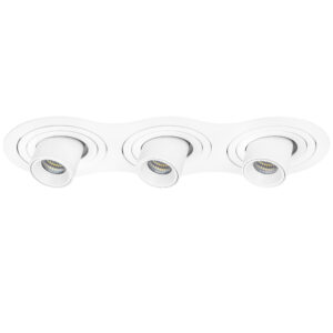 Светильник INTERO TUBO LED 7W*3 360LM*3 60G БЕЛЫЙ 4000K (217636+217164+217164+217164)