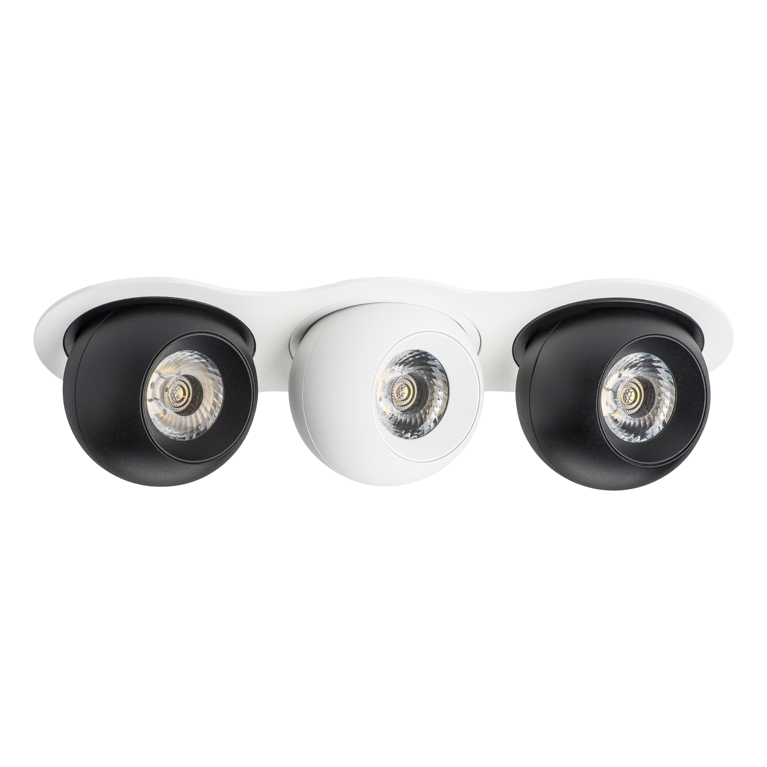 Светильник INTERO LED 9W*3 850LM*3 24G БЕЛЫЙ/ЧЕРНЫЙ 3000K (217636+217072+217062+217072)