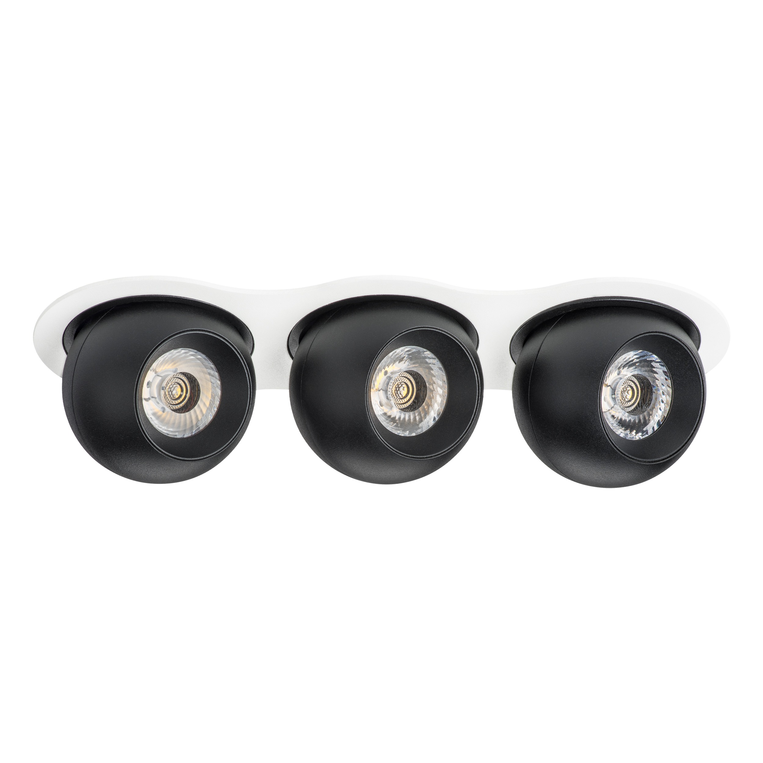 Светильник INTERO LED 9W*3 850LM*3 24G БЕЛЫЙ/ЧЕРНЫЙ 3000K (217636+217072+217072+217072)