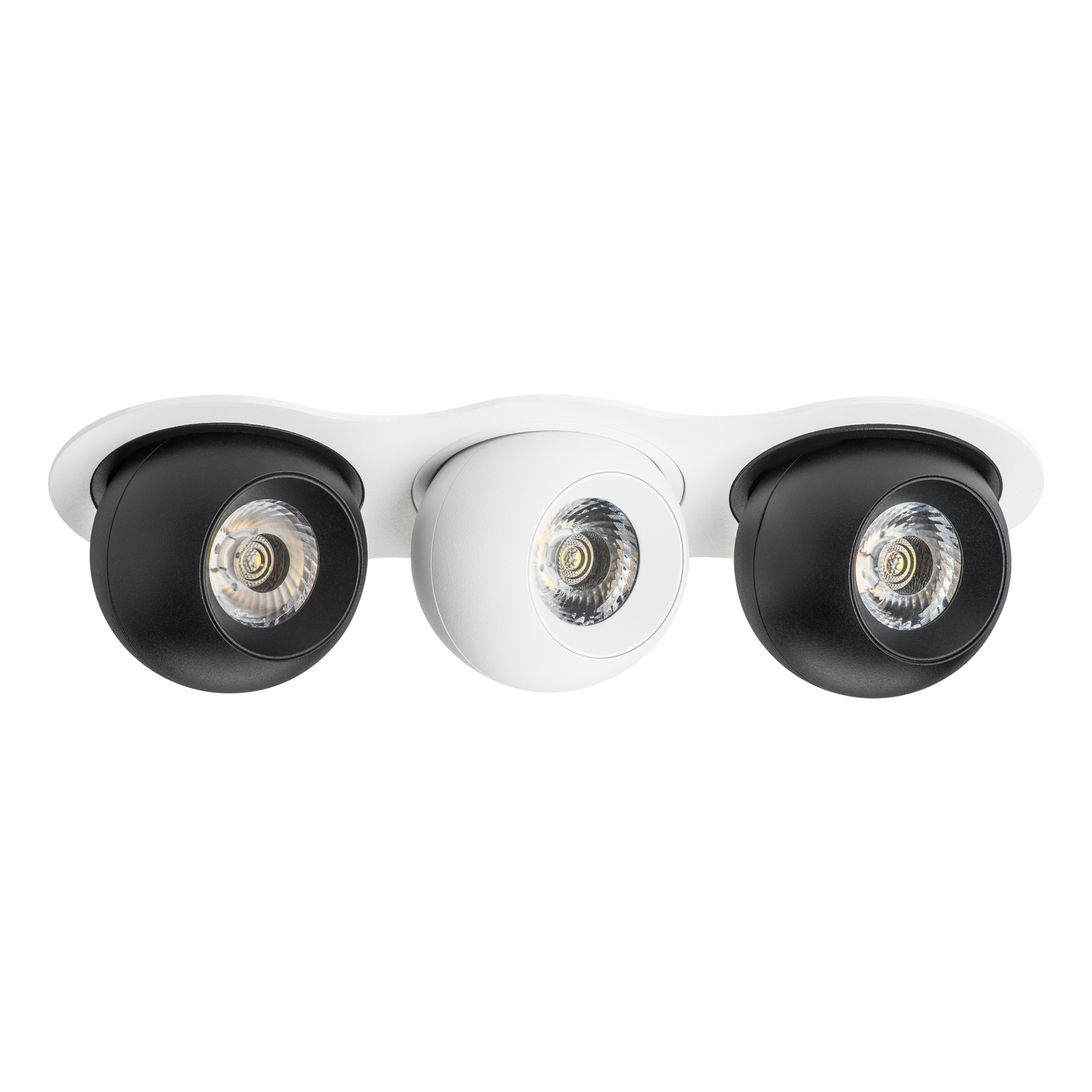 Светильник INTERO LED 9W*3 850LM*3 24G БЕЛЫЙ/ЧЕРНЫЙ 4000K (217636+217074+217064+217074)