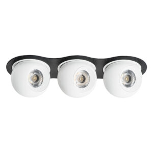 Светильник INTERO LED 9W*3 850LM*3 24G ЧЕРНЫЙ/БЕЛЫЙ 4000K (217637+217064+217064+217064)
