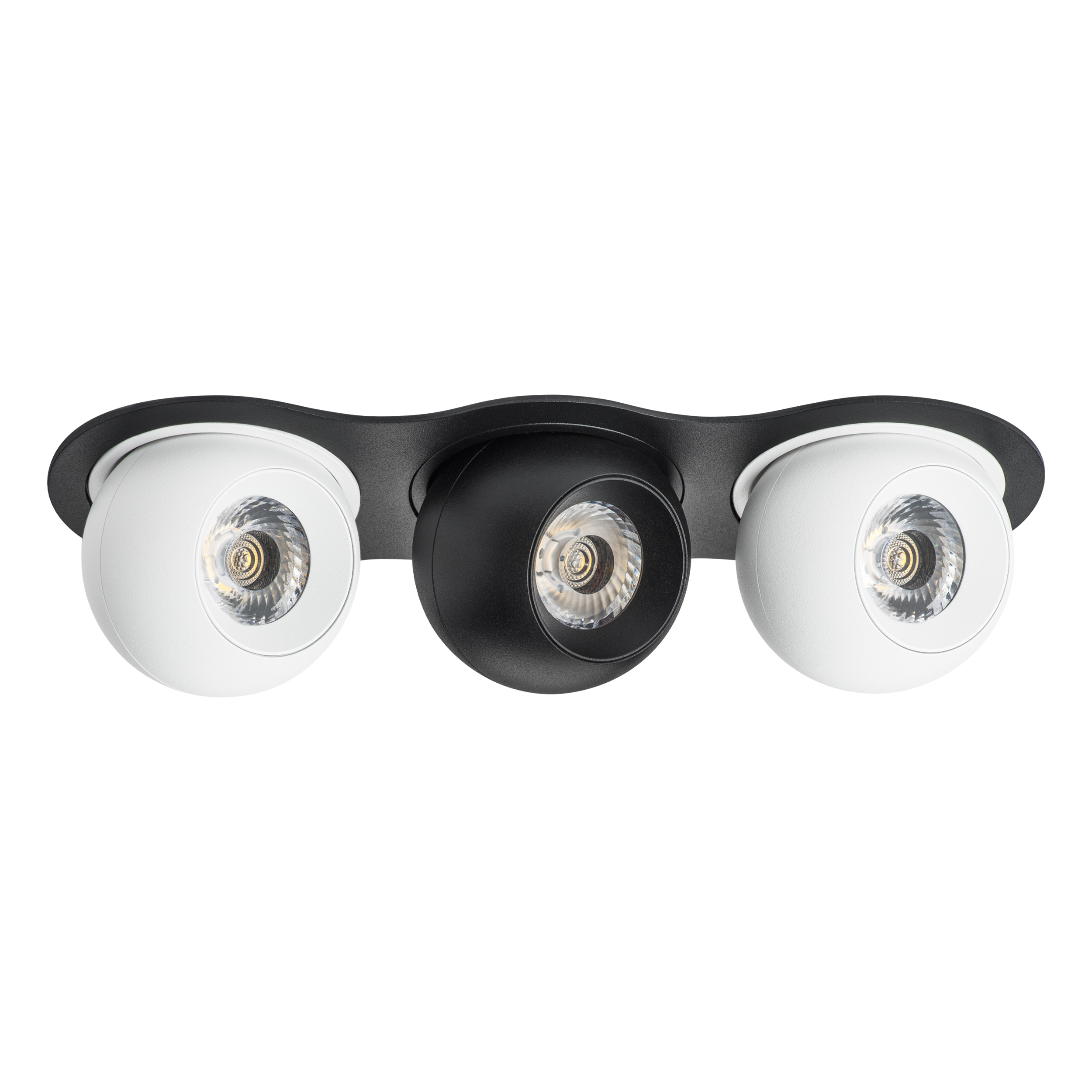Светильник INTERO LED 9W*3 850LM*3 24G ЧЕРНЫЙ/БЕЛЫЙ 4000K (217637+217064+217074+217064)