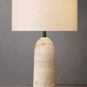 Настольная лампа Travertine white (5кг)